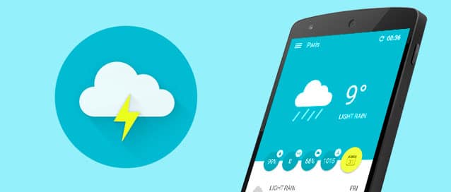 مجموعة متنوعة من تطبيقات الطقس لهواتف الأندرويد 2020