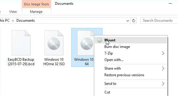 طريقة تثبيت ويندوز 10 بدون استخدام فلاشه أو إسطوانة بالخطوات طريقة تثبيت ويندوز 10 بدون استخدام فلاشه أو إسطوانة باستخدام iso