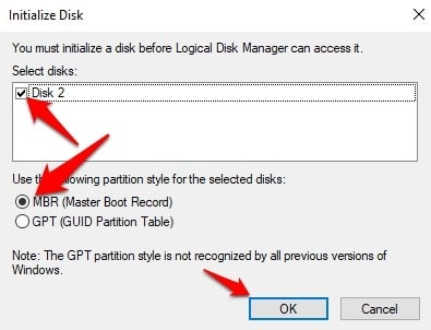 كيفية عمل باسورد للبارتشن في ويندوز 10 افحص القرص الافتراضي 1