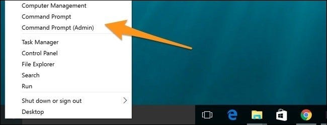 كيفية فتح أداة موجه الأوامر في ويندوز 10 قائمة Power Users