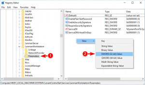 13 طريقة لحل مشكلة Access is Denied في ويندوز 10 DWORD 32bit Value