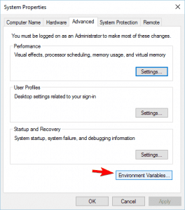 13 طريقة لحل مشكلة Access is Denied في ويندوز 10 Environment Variables