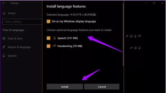 كيفية اظهار شريط اللغة في ويندوز 10 Install