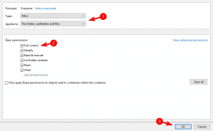13 طريقة لحل مشكلة Access is Denied في ويندوز 10 This folder, subfolders, and files