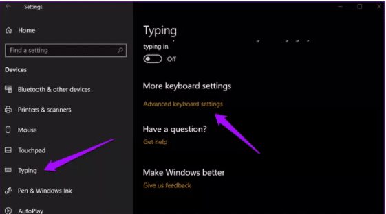 كيفية اظهار شريط اللغة في ويندوز 10 Typing