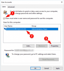 13 طريقة لحل مشكلة Access is Denied في ويندوز 10 Users must enter a user name and password to use this computer