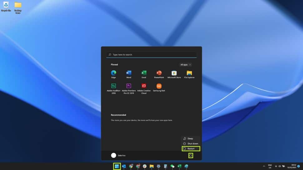 طريقة تسريع ويندوز 11 | 9 وسائل للتخلص من بطء الجهاز إعادة تشغيل الكمبيوتر
